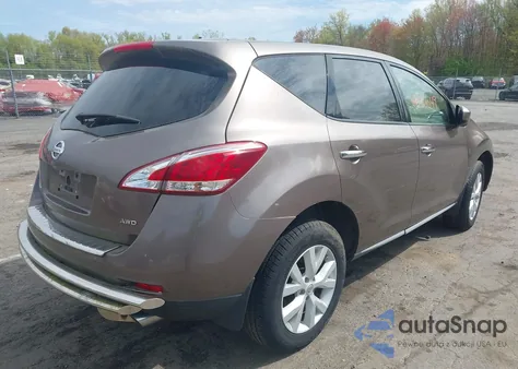 2011 Nissan Murano S из США, поврежденный, VIN JN8AZ1MWXBW161846
